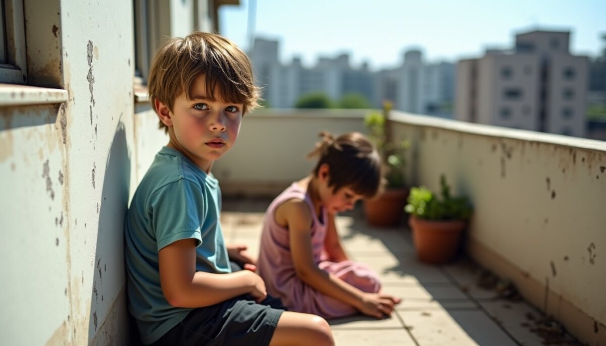 Enfants laissés sur un balcon sous une chaleur accablante : un cocktail de risques alarmants