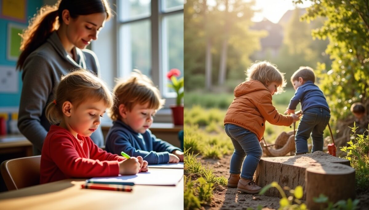 Maternelle à la française vs Kindergarten allemand : deux visions contrastées de l&rsquo;enfance